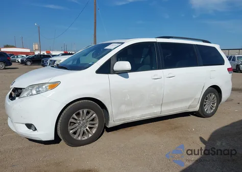 2013 Toyota Sienna Xle V6 8 Passenger from USA, damaged, VIN 5TDYK3DC7DS377883